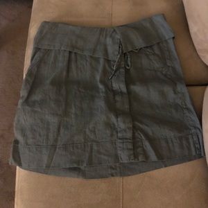 Olive green Vince skirt, size 8